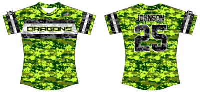 Dragons (Johnson) Custom NanoDri Softball Jersey #J3b