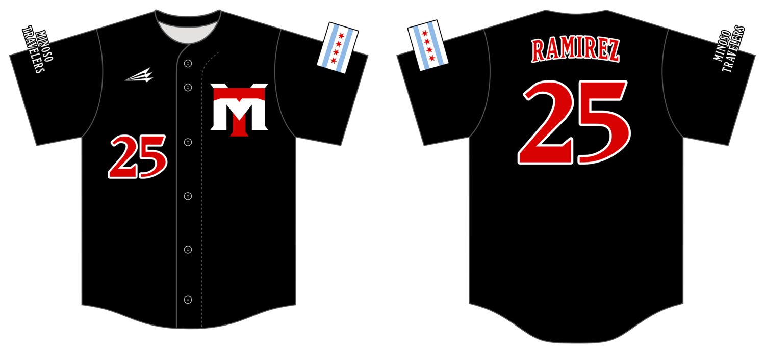 Minoso Travelers Custom HexaFlex Baseball Jersey #J16c