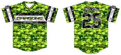 Dragons (Johnson) Custom NanoDri Baseball Jersey #J1b