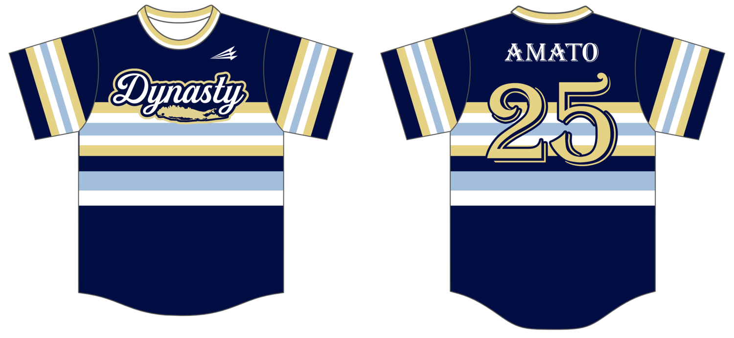 Long Island Dynasty Custom NanoDri Baseball Jersey #J3c