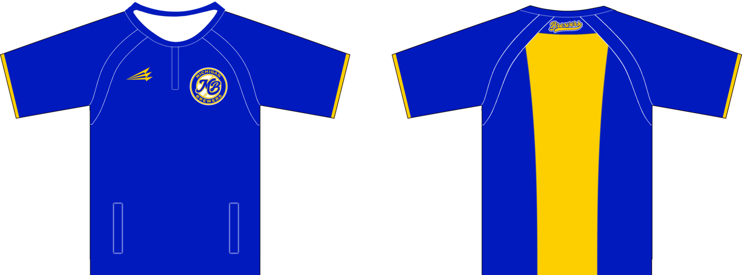 Michigan Brewers Custom Cage Jacket #CC6