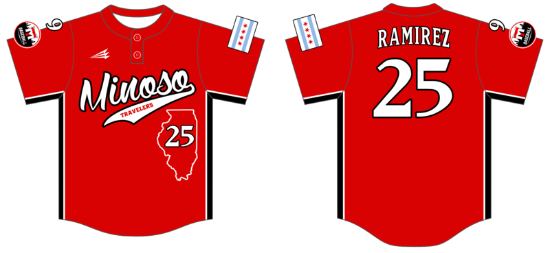 Minoso Travelers Custom HexaFlex Baseball Jersey #J17c