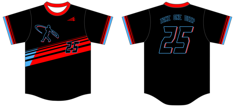 Take One Deep Custom HexaFlex Baseball Jersey #J3B