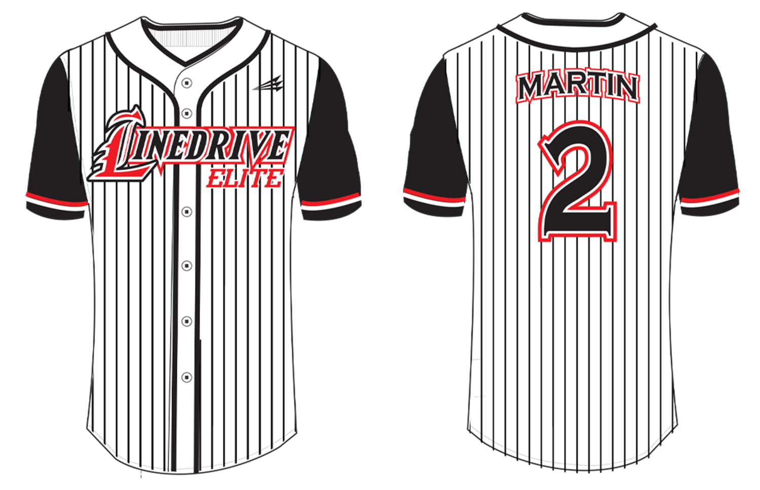 Line Drive Custom HexaFlex Baseball Jersey #J1