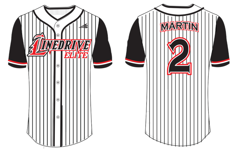 Line Drive Custom HexaFlex Baseball Jersey #J1