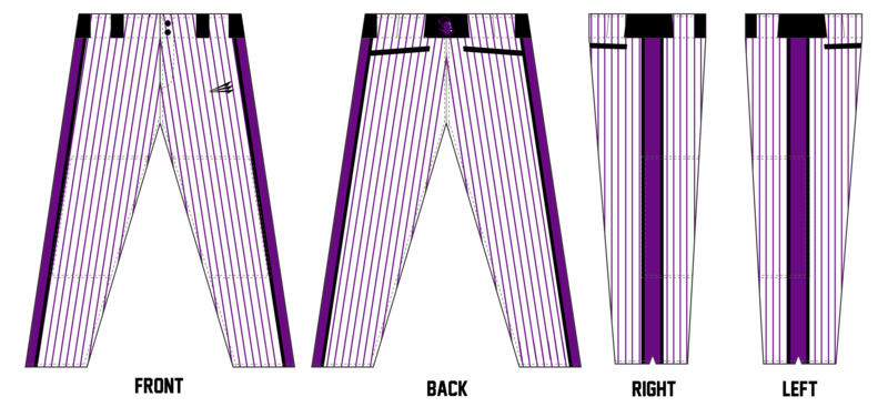 Chatham Charter Knights Custom Long Baseball Pant #BP2