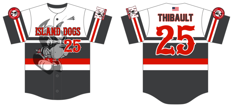 Key West Island Dogs Custom HexaFlex Baseball Jersey #J4C
