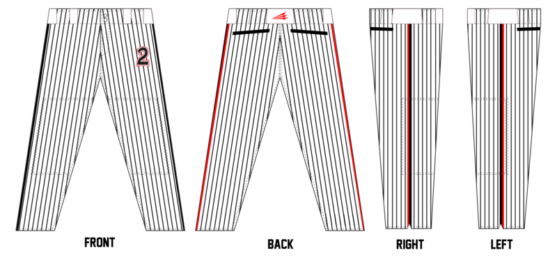 Line Drive Custom Long Relaxed Baseball Pant #BP1