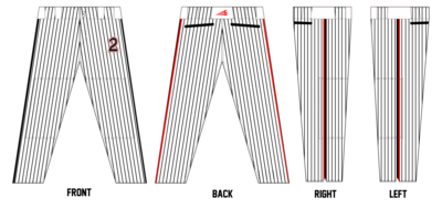 Line Drive Custom Long Relaxed Baseball Pant #BP1