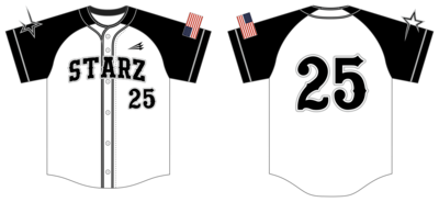 Bakersfield Starz Custom NanoDri Baseball Jersey #J1