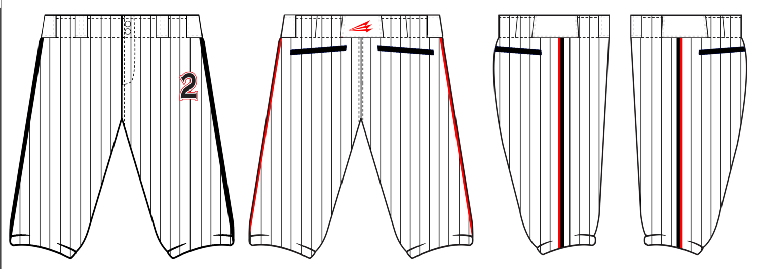 Line Drive Custom Knicker Baseball Pant #BP1
