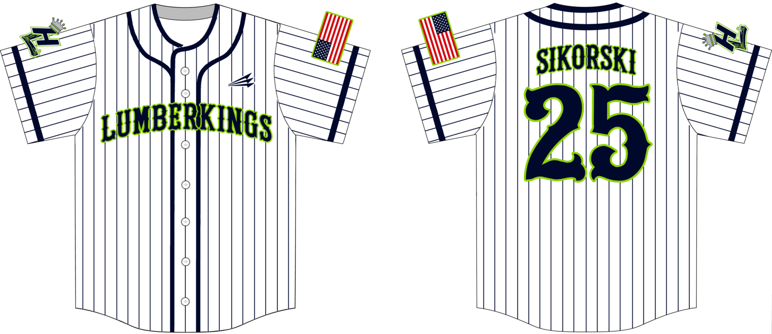 LumberKings (Sikorski) Custom Hexaflex Baseball Jersey #J5