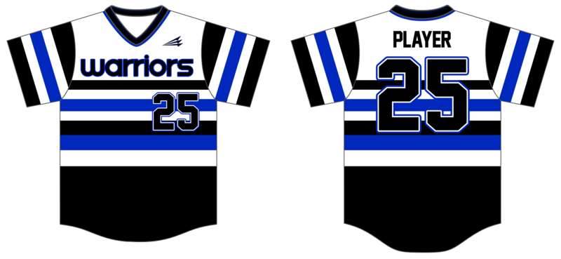 Warriors Custom HexaFlex Baseball Jersey #J4