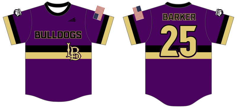Louisville Bulldogs Custom HexaFlex Baseball Jersey #J4B