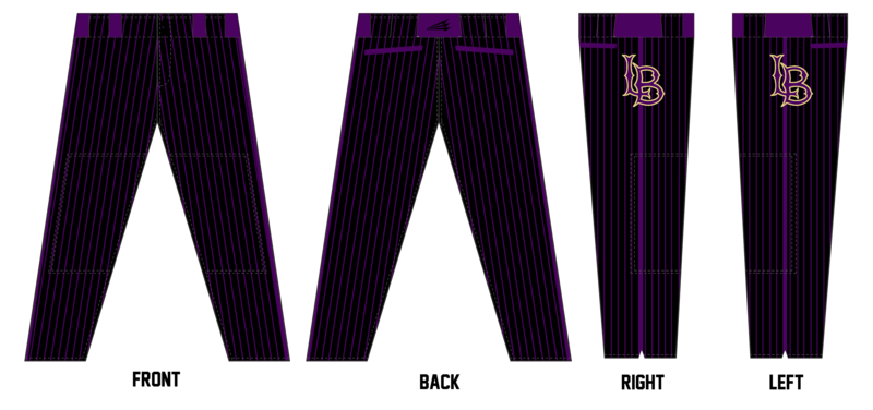 Louisville Bulldogs Custom Long Relaxed Baseball Pant #BP2D