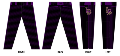 Louisville Bulldogs Custom Long Relaxed Baseball Pant #BP2D