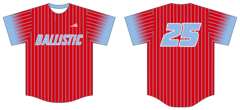 Ballistic Baseball (Cosentino) Custom HexaFlex Baseball Jersey #J1B