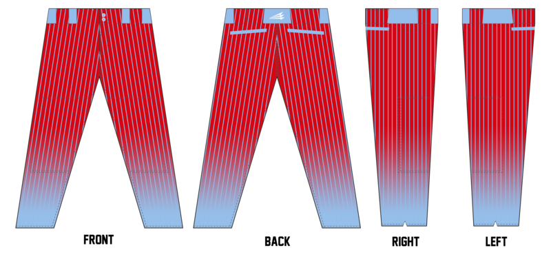 Ballistic Baseball (Cosentino) Custom Long Baseball Pant #BP1B