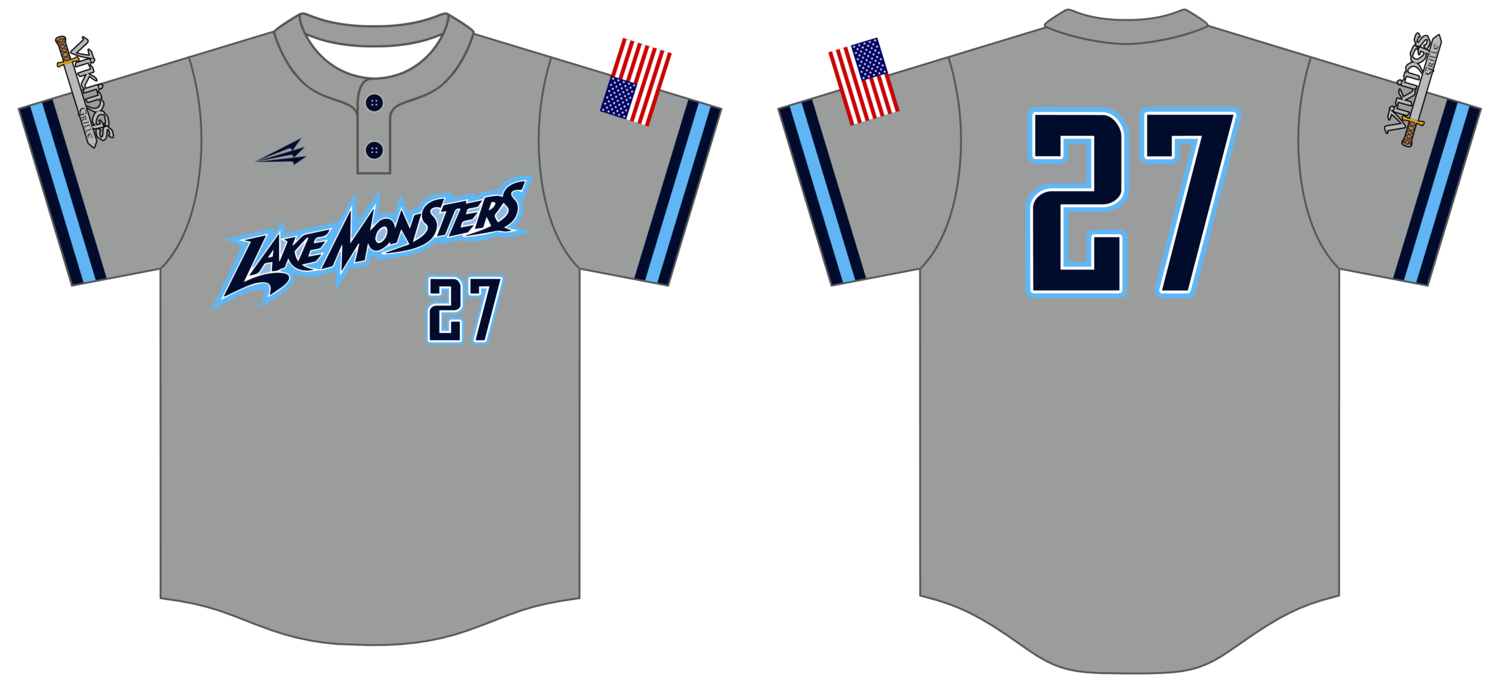 Lake Monsters Baseball Custom HexaFlex Baseball Jersey #J1B