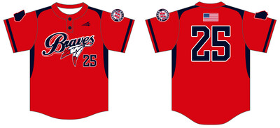 Hobgood Braves Custom HexaFlex Baseball Jersey #J17B