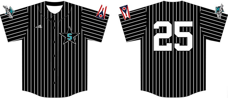 Columbus Sharks Custom NanoDri Baseball Jersey #J13B