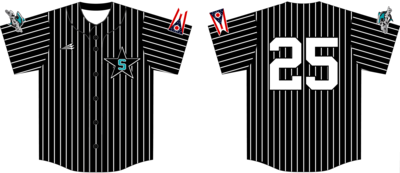 Columbus Sharks Custom NanoDri Baseball Jersey #J13B