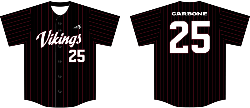 Valhalla Vikings Custom HexaFlex Baseball Jersey #J16