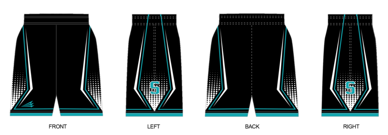 Columbus Sharks Custom Revolution Pocket Shorts #RV1