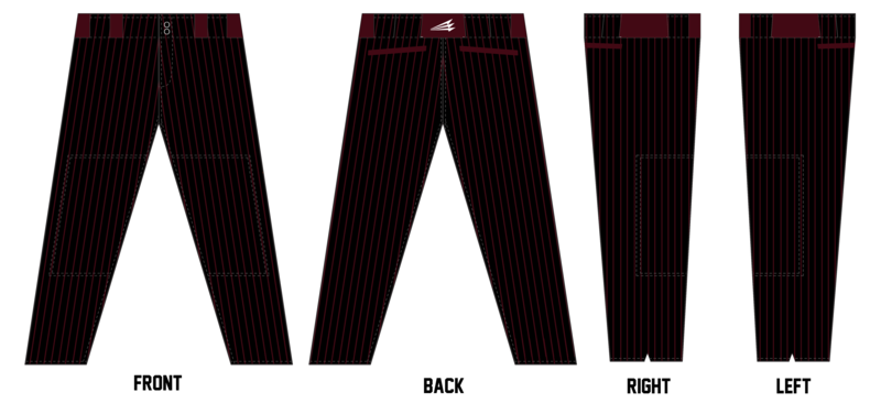 Valhalla Vikings Custom Long Relaxed Baseball Pant #BP16a