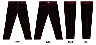 Valhalla Vikings Custom Long Relaxed Baseball Pant #BP16a
