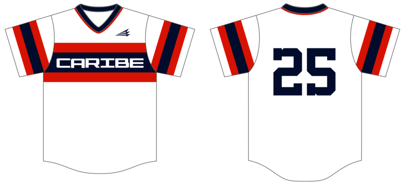 Caribe Custom HexaFlex Baseball Jersey #J1