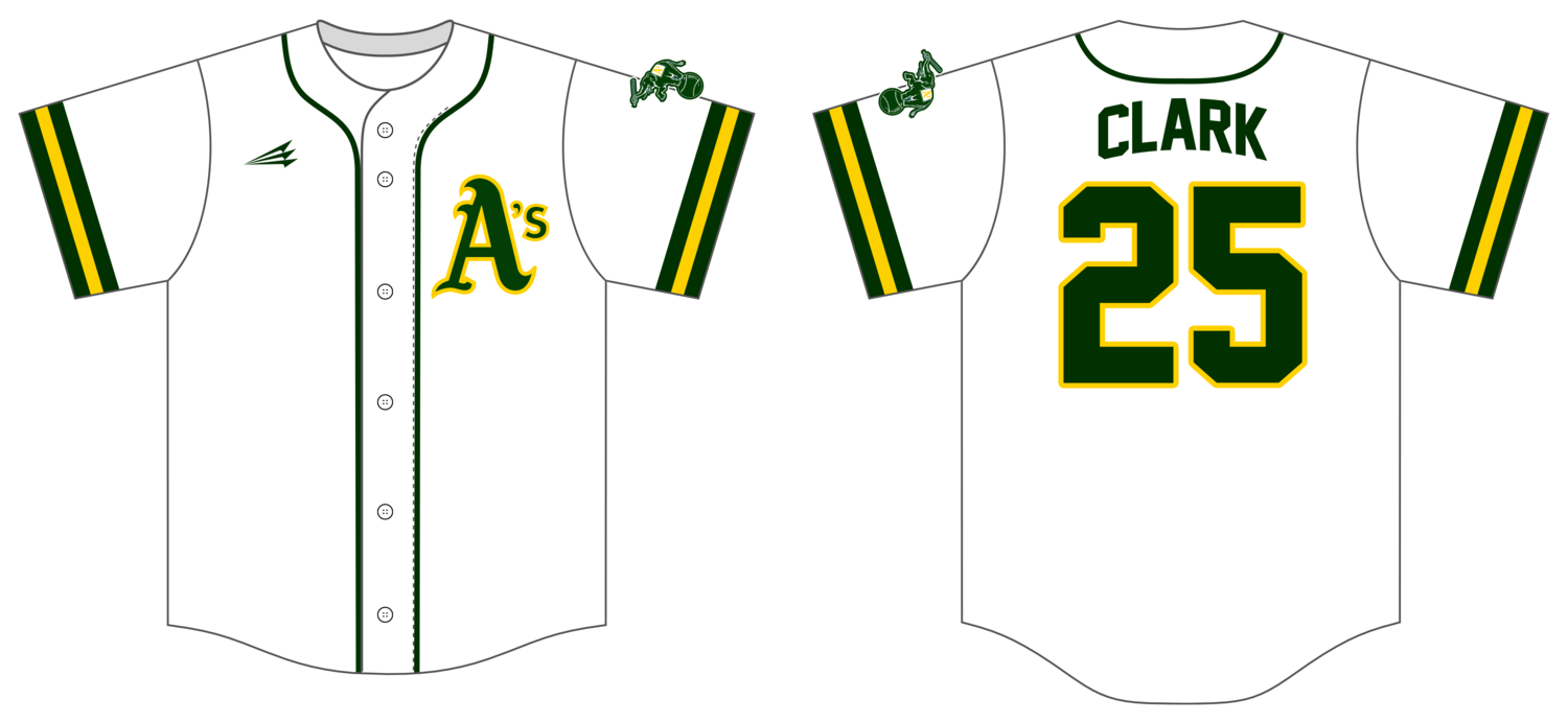 Athletics Custom HexaFlex Baseball Jersey #J1C