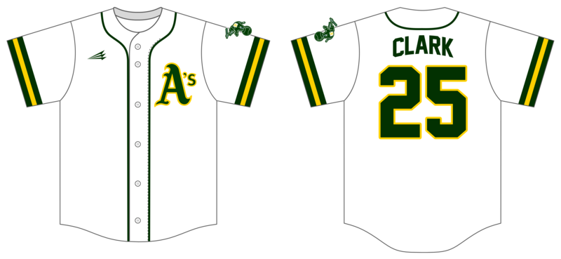 Athletics Custom HexaFlex Baseball Jersey #J1C