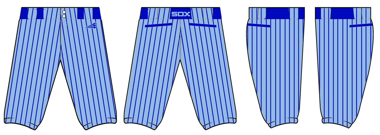Kentuckiana Blue Sox Custom Knicker Baseball Pant #BP1