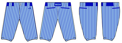 Kentuckiana Blue Sox Custom Knicker Baseball Pant #BP1