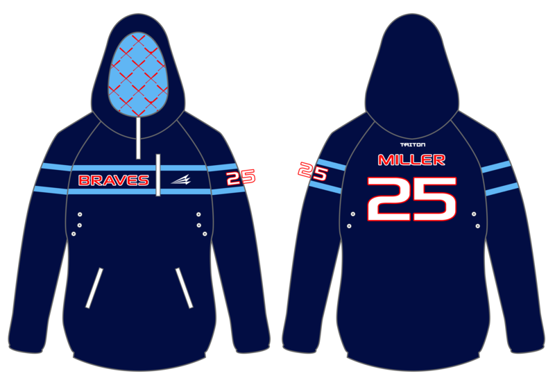 Indiana Braves Custom Gladiator Hoodie #GH4