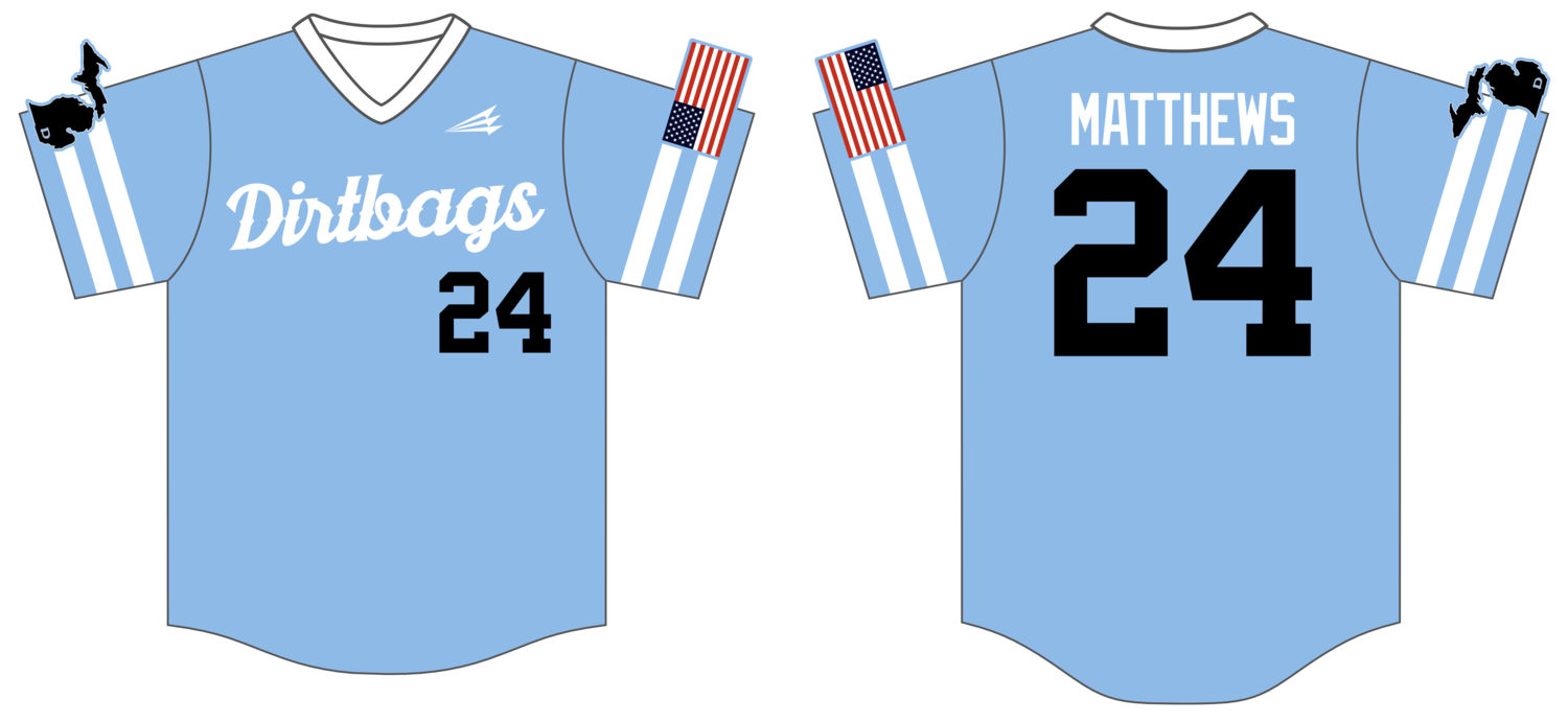 Adrian Dirtbags Custom Hexaflex Baseball Jersey #J14