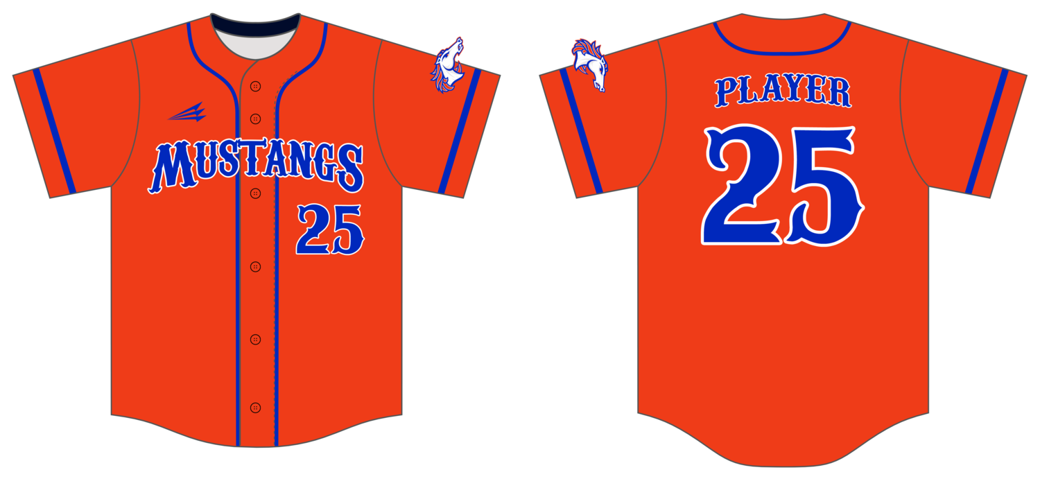 Iron Horse Mustangs Custom HexaFlex Baseball Jersey #J7B