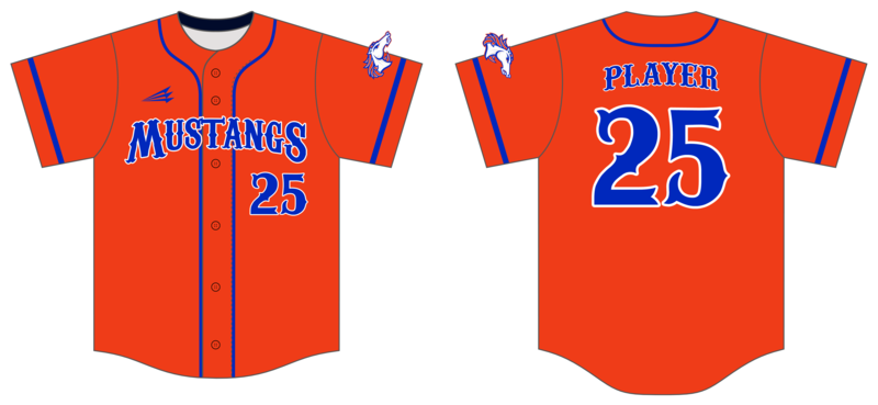 Iron Horse Mustangs Custom HexaFlex Baseball Jersey #J7B