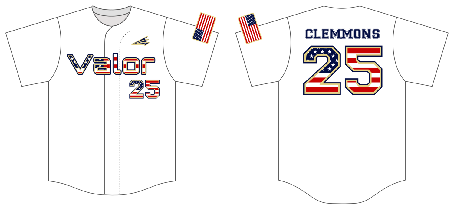 Valor Baseball Custom Nanodri Baseball Jersey #J9E
