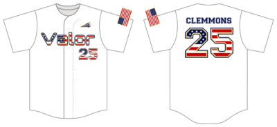 Valor Baseball Custom Nanodri Baseball Jersey #J9E