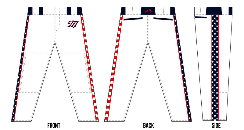 Mayhem (Hopkins) Custom Long Baseball Pant #BP2B