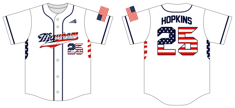 Mayhem (Hopkins) Custom NanoDri Baseball Jersey #J2