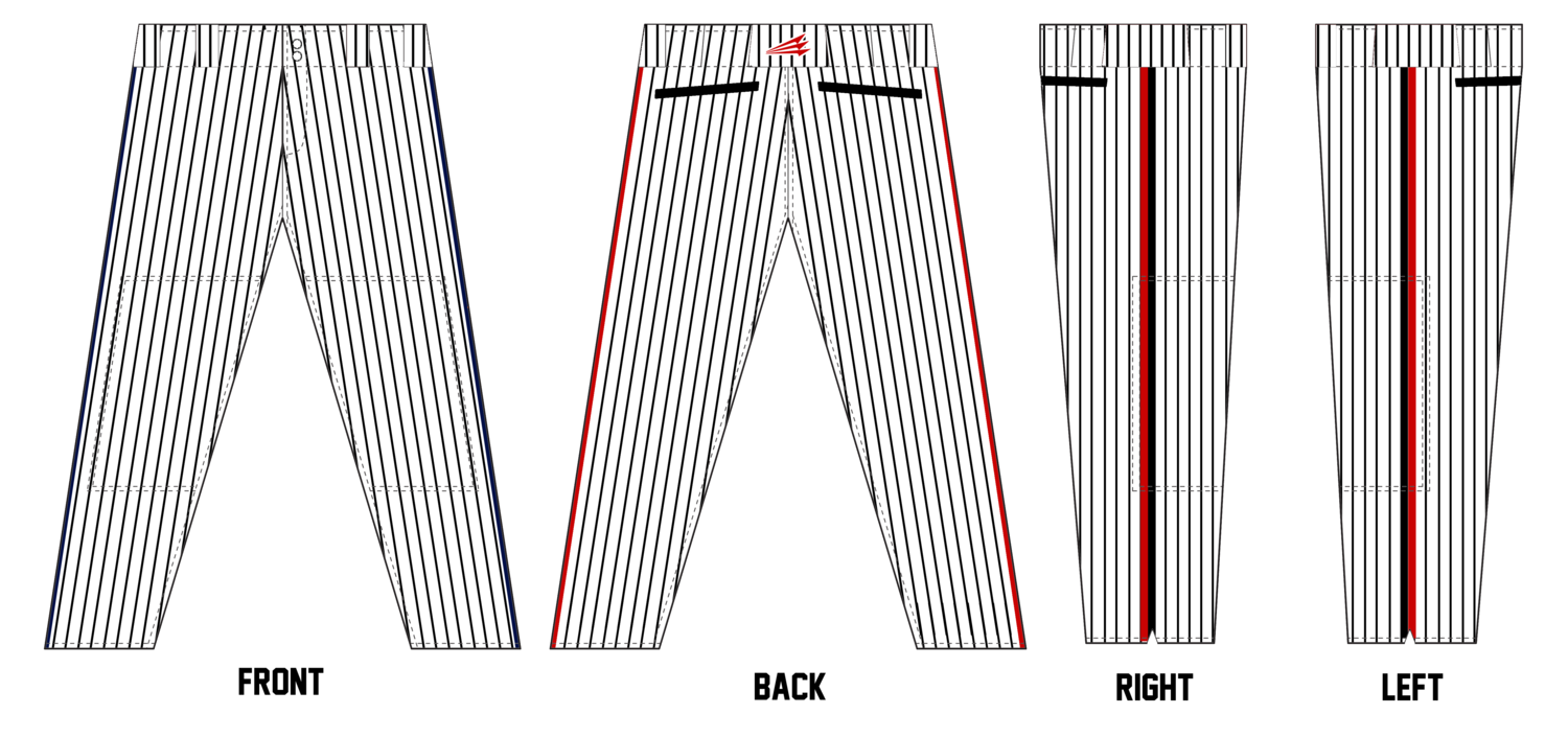 Incredible Heat Custom Long Relaxed Baseball Pant #BP3C
