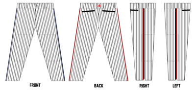 Incredible Heat Custom Long Relaxed Baseball Pant #BP3C