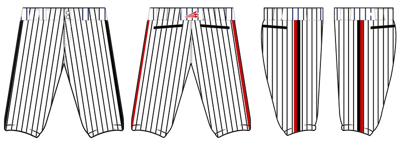 Incredible Heat Custom Knicker Baseball Pant #BP3B