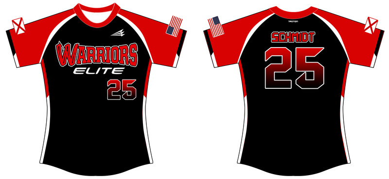 Warriors Elite Custom NanoDri Softball Jersey #J1b
