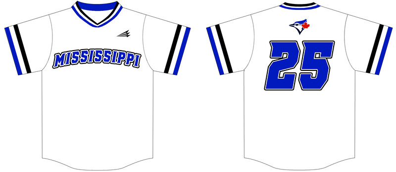 Mississippi Blue Jays Custom Nanodri Baseball Jersey #J1B