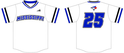 Mississippi Blue Jays Custom Nanodri Baseball Jersey #J1B