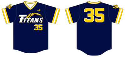 UP Titans Custom HexaFlex Baseball Jersey #J2c